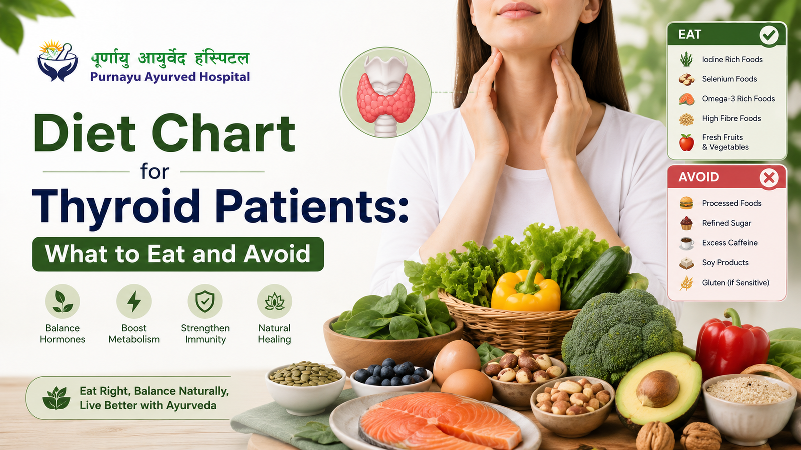 thyroid gland illustration from your poster, or a clinic consultation photo